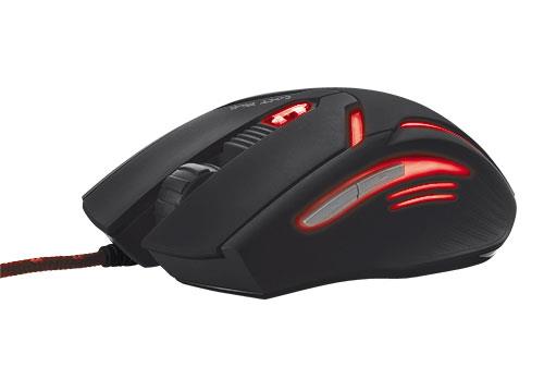 TRUST Mouse da gaming GXT125 cablato nero